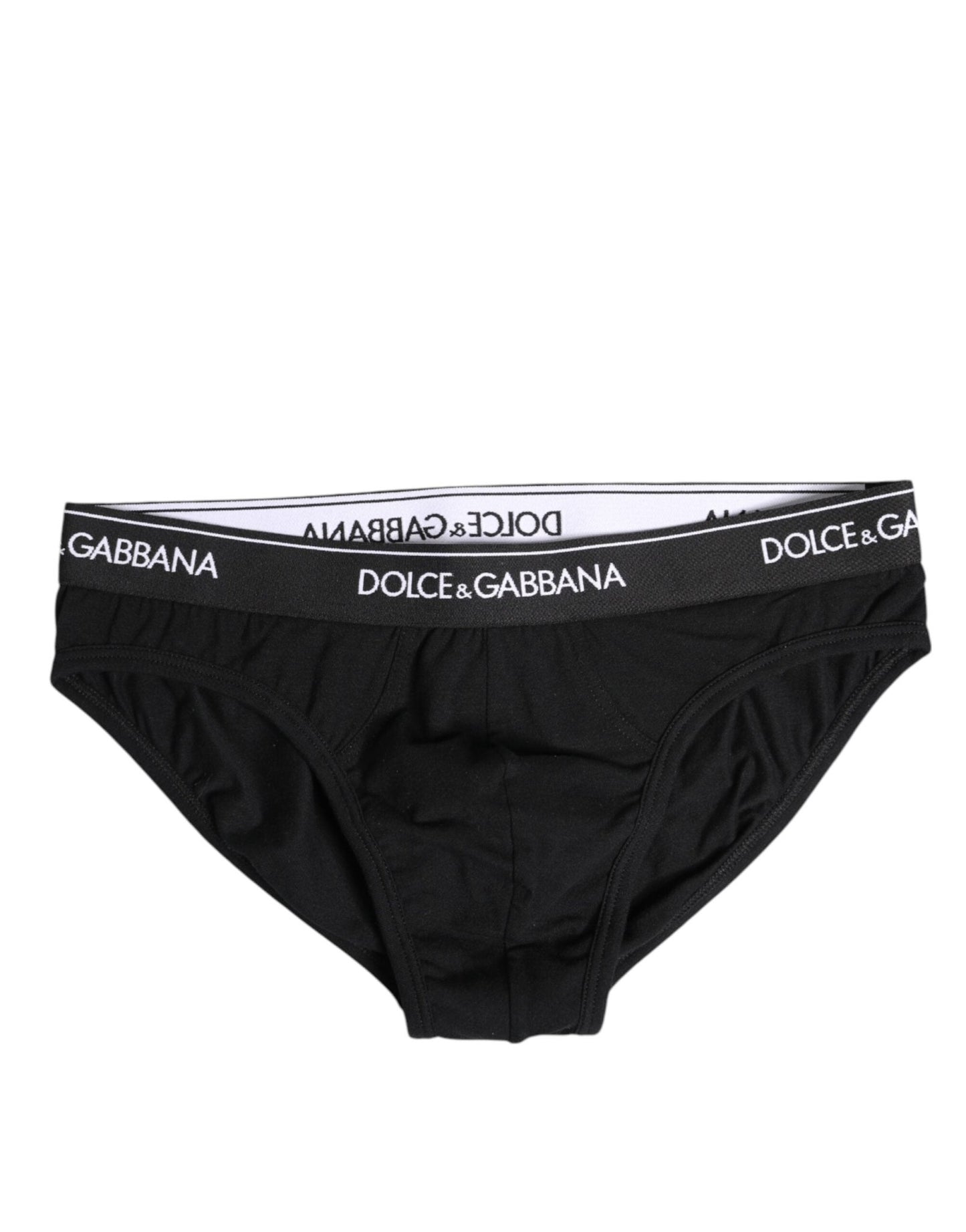 Dolce & Gabbana Black Cotton Stretch Regular Brief Underwear – IT4 | S par Dolce & Gabbana | Disponible sur Sandy Store ByNet