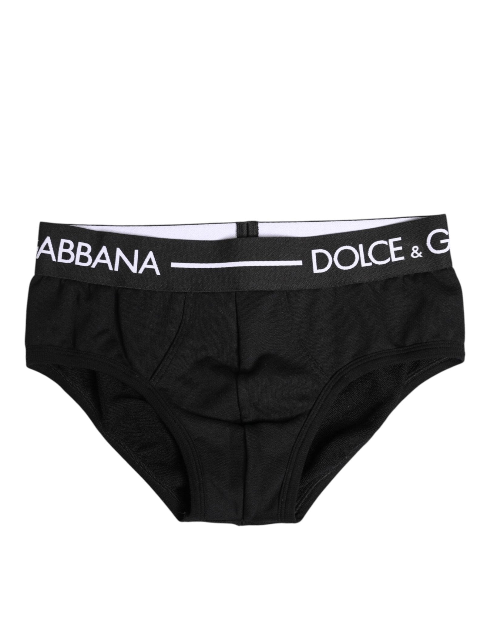 Dolce & Gabbana Black Cotton Stretch Regular Brief Underwear – IT4 | S par Dolce & Gabbana | Disponible sur Sandy Store ByNet