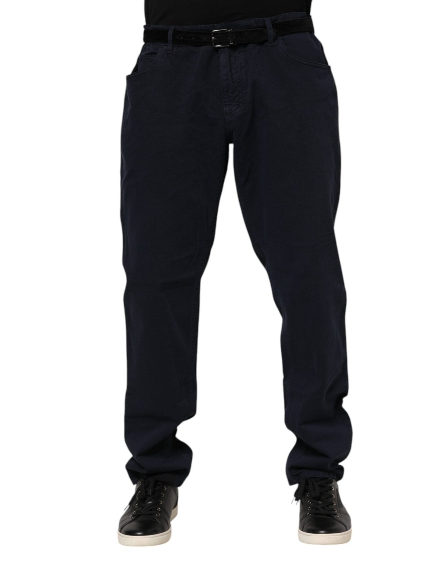 Dolce & Gabbana Black Cotton Tapered Denim Jeans – IT58 | XXL par Dolce & Gabbana | Disponible sur Sandy Store ByNet