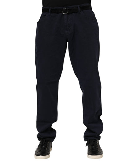 Dolce & Gabbana Black Cotton Tapered Denim Jeans – IT58 | XXL par Dolce & Gabbana | Disponible sur Sandy Store ByNet