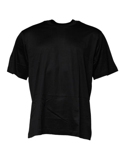 Dolce & Gabbana Black Crew Neck Short Sleeve T-shirt – IT52 | XL par Dolce & Gabbana | Disponible sur Sandy Store ByNet