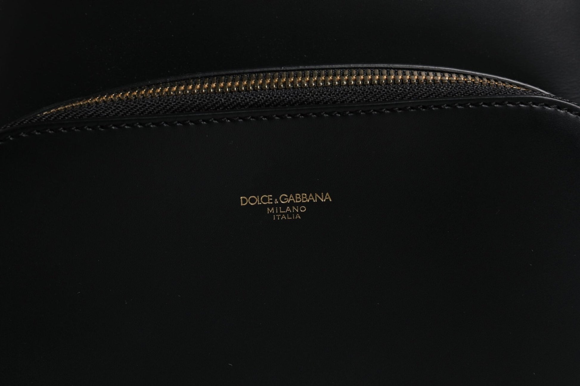 Dolce & Gabbana Black DG Leather Logo Print Travel Back Pack Bag - Sandy Store ByNet