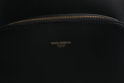 Dolce & Gabbana Black DG Leather Logo Print Travel Back Pack Bag - Sandy Store ByNet
