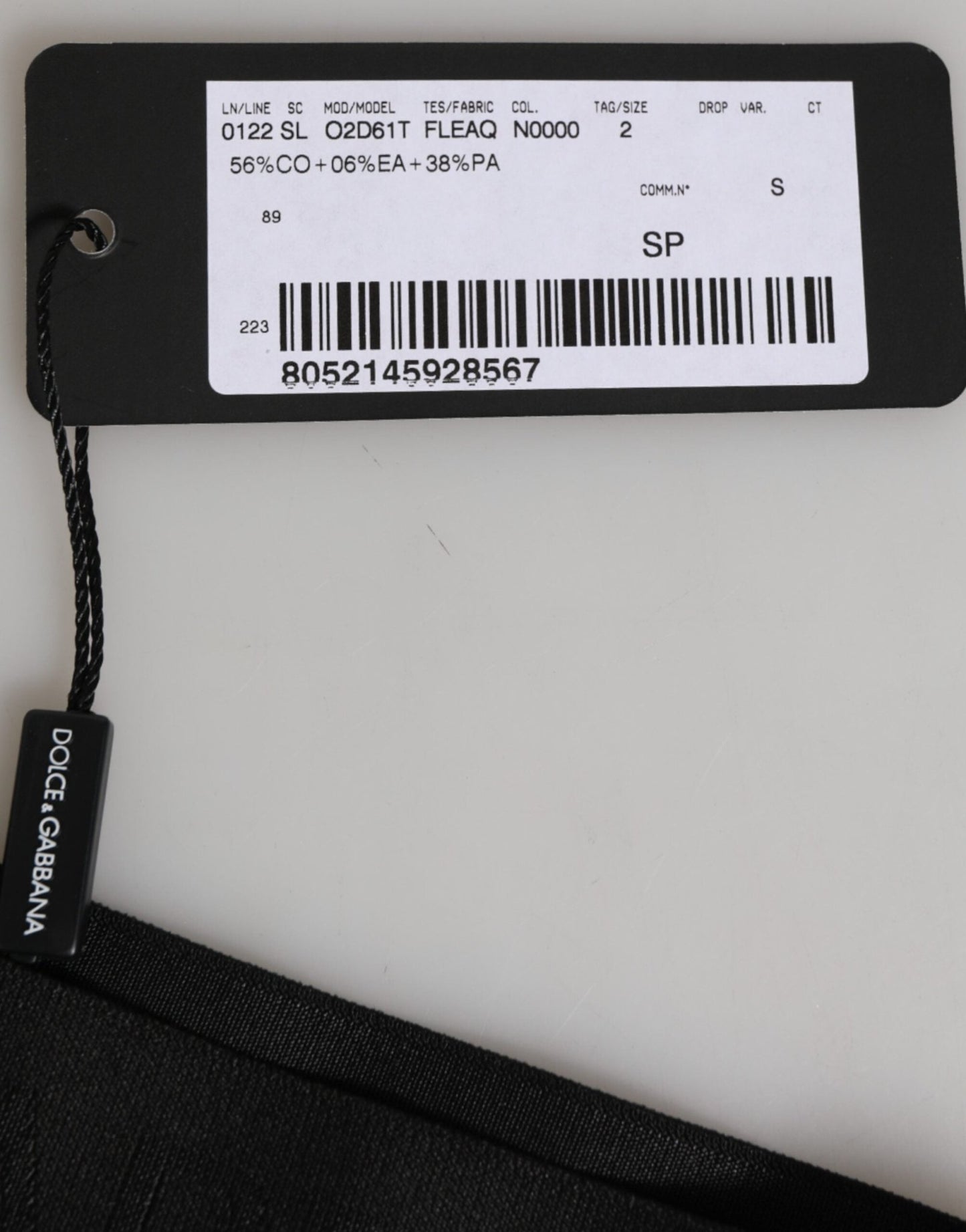 Dolce & Gabbana Black DG Logo Lace High Brief Panty Underwear – IT2 | S par Dolce & Gabbana | Disponible sur Sandy Store ByNet