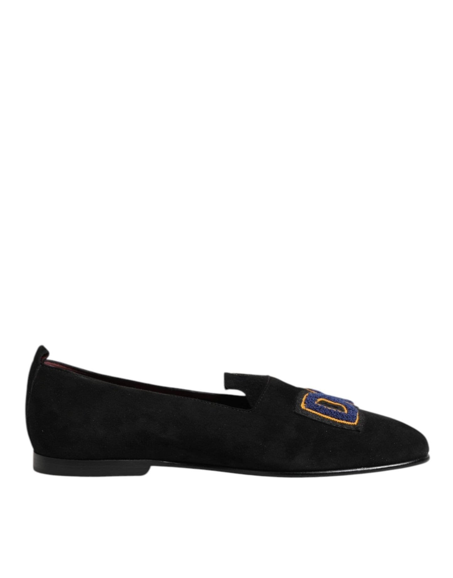 Dolce & Gabbana Black DG Love Leather Slip On Loafers Shoes – EU42/US9 par Dolce & Gabbana | Disponible sur Sandy Store ByNet