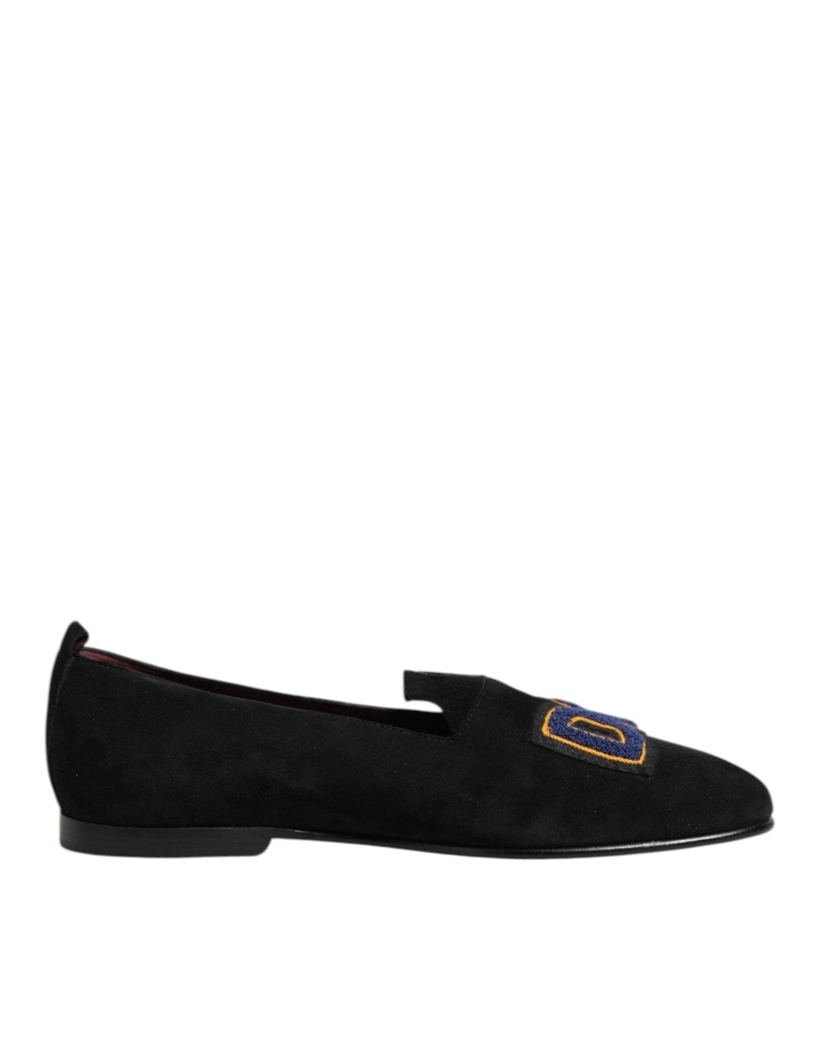 Dolce & Gabbana Black DG Love Leather Slip On Loafers Shoes – EU42/US9 par Dolce & Gabbana | Disponible sur Sandy Store ByNet
