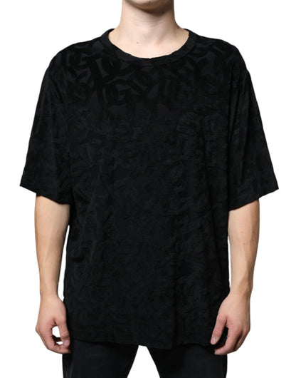 Dolce & Gabbana Black DG Mania Logo Print T-shirt – IT56 | XXL par Dolce & Gabbana | Disponible sur Sandy Store ByNet