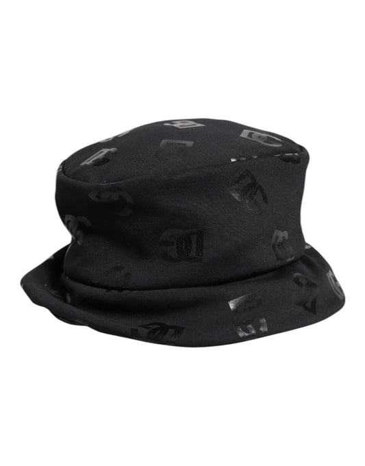 Dolce & Gabbana Black DG Monogram Polyester Jacquard Bucket Hat – 56 cm|XS par Dolce & Gabbana | Disponible sur Sandy Store ByNet