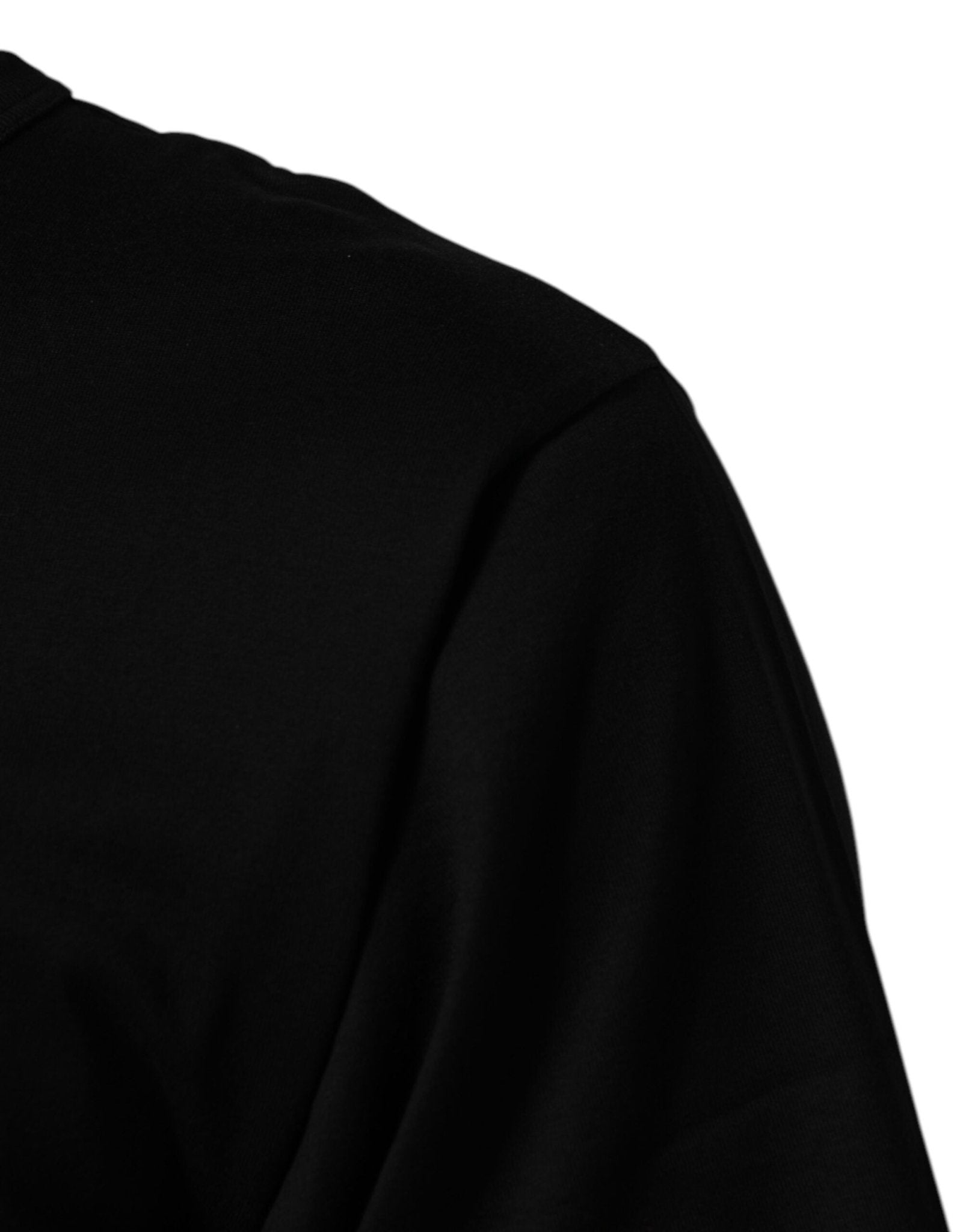 Dolce & Gabbana Black DGRoyals Cotton Men Crew Neck IT T-shirt – IT44 | XS par Dolce & Gabbana | Disponible sur Sandy Store ByNet