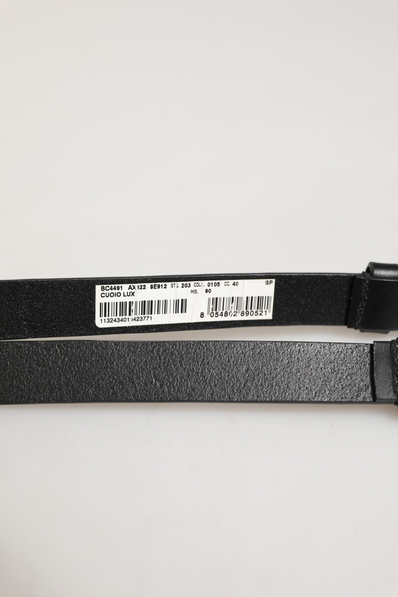Dolce & Gabbana Black Double Strap Leather Silver Buckle Belt – 90 cm / 36 Inches par Dolce & Gabbana | Disponible sur Sandy Store ByNet
