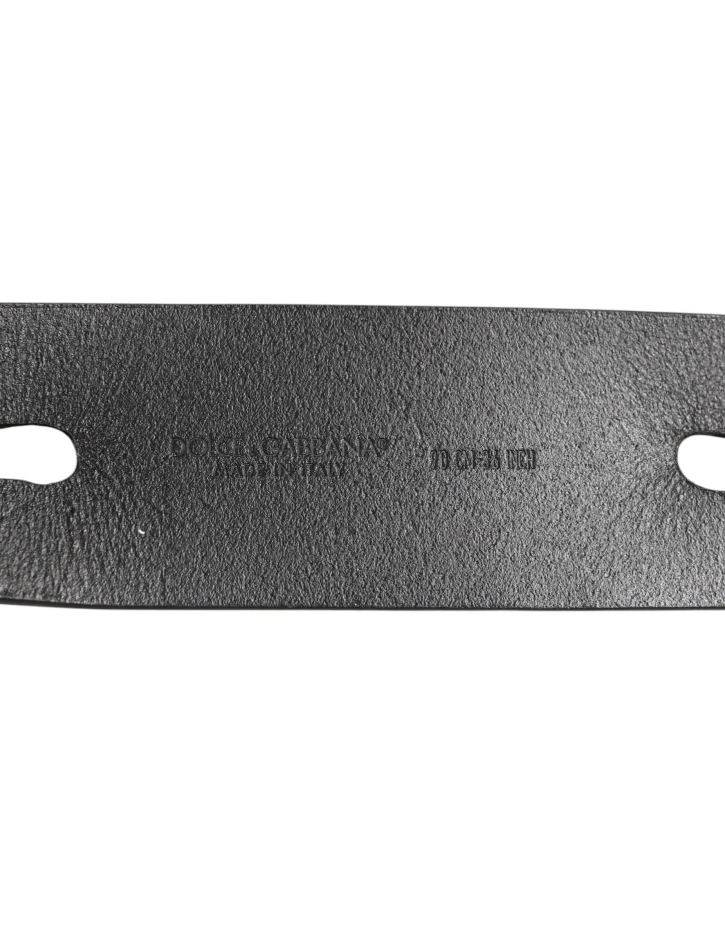 Dolce & Gabbana Black Double Strap Leather Silver Buckle Belt – 90 cm / 36 Inches par Dolce & Gabbana | Disponible sur Sandy Store ByNet