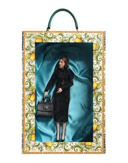 Dolce & Gabbana Black Dress MARIA Porcelain Fashion Show Leather Sicily Dolls – par Dolce & Gabbana | Disponible sur Sandy Store ByNet
