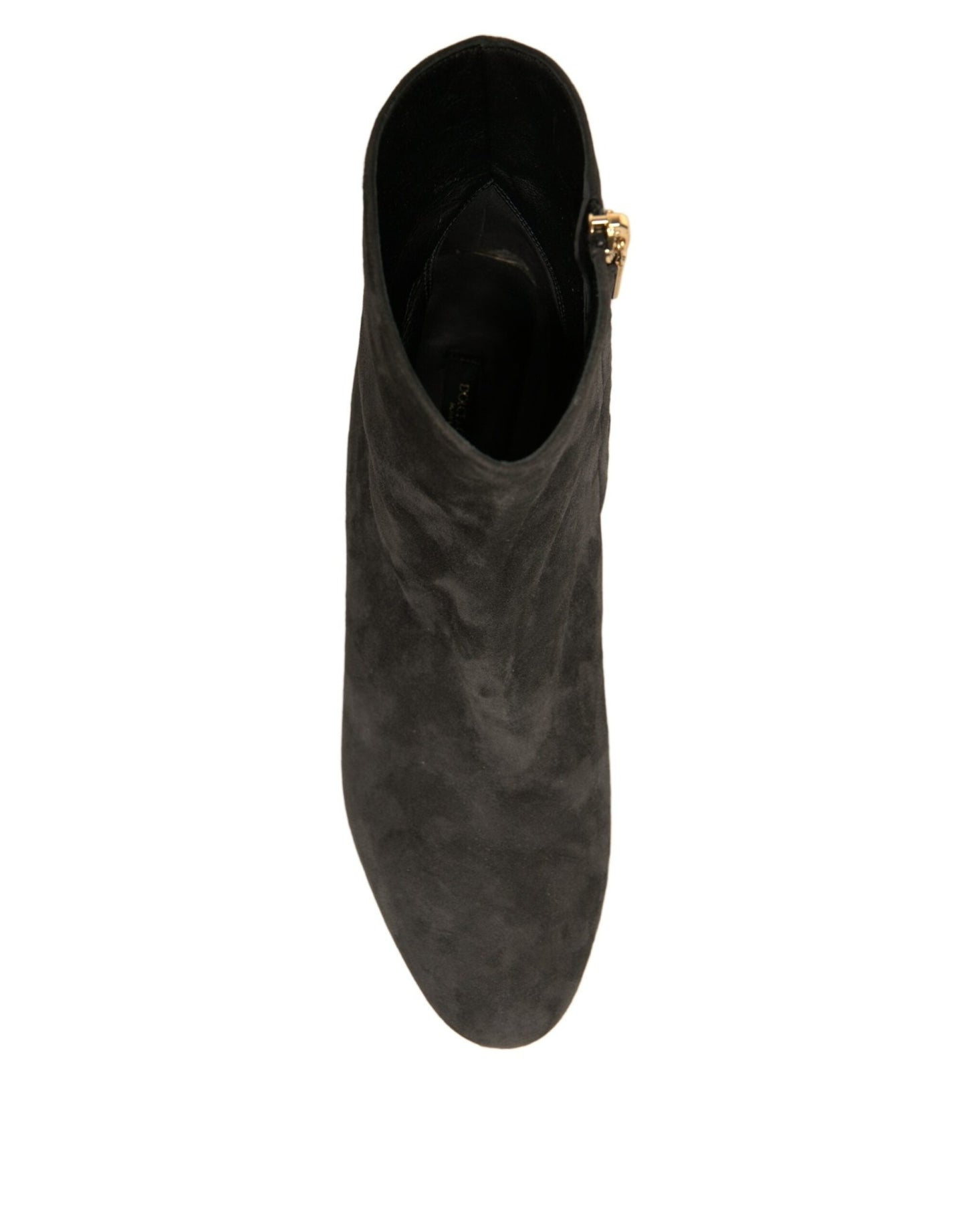 Dolce & Gabbana Black Embellished Heel Ankle Boots Shoes - Sandy Store ByNet