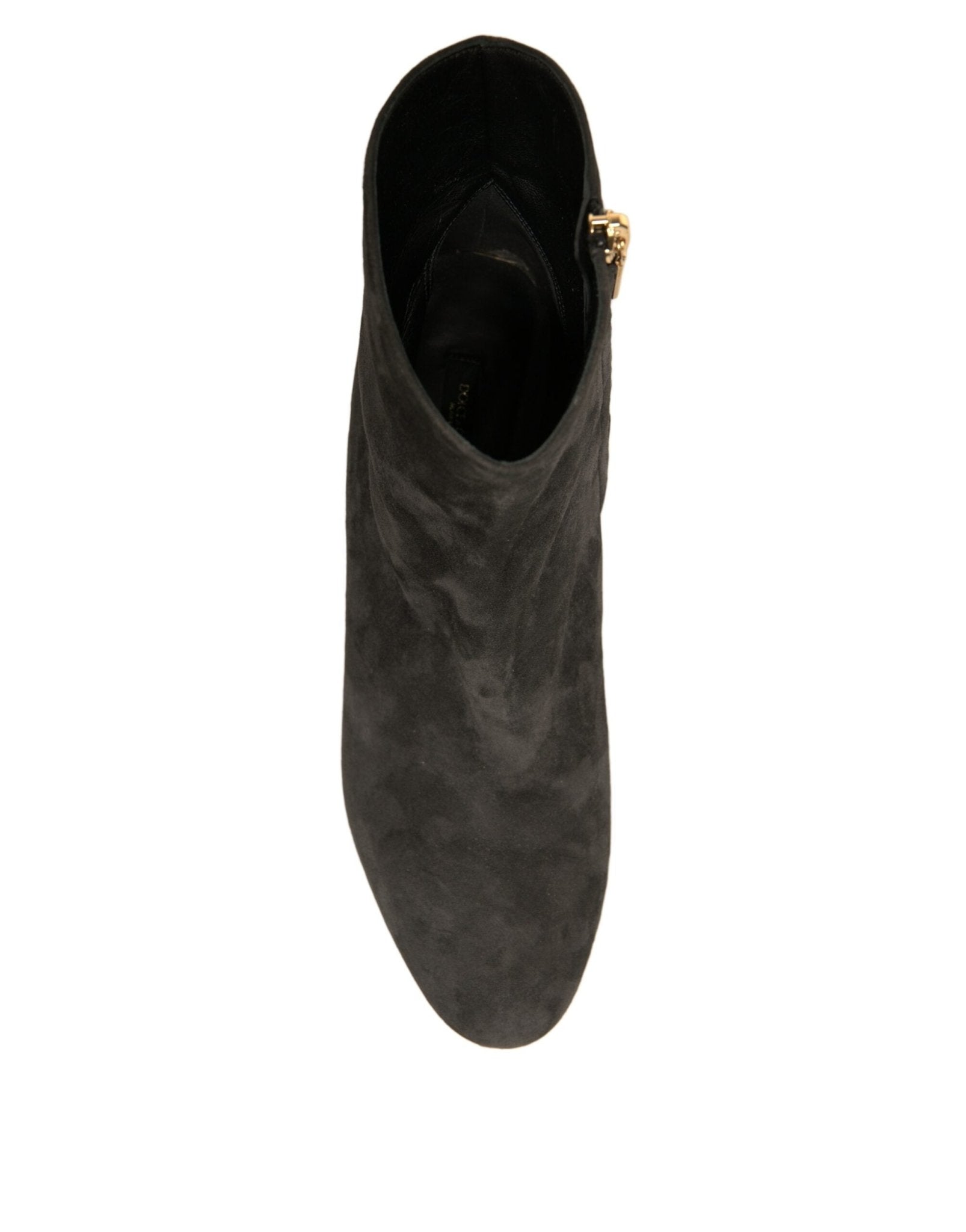 Dolce & Gabbana Black Embellished Heel Ankle Boots Shoes - Sandy Store ByNet