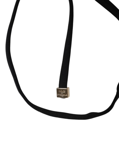 Dolce & Gabbana Black Embroidered Triangle Swimwear Underwear – IT2 | S par Dolce & Gabbana | Disponible sur Sandy Store ByNet