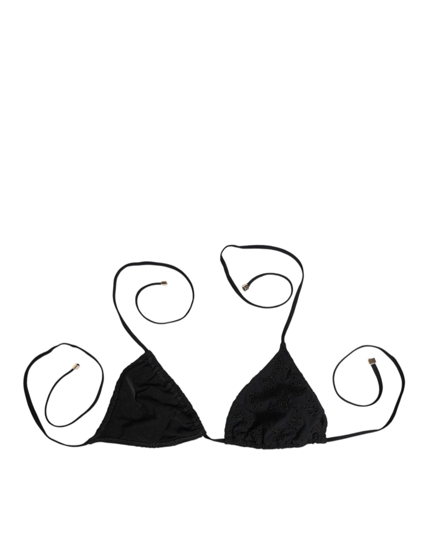 Dolce & Gabbana Black Embroidered Triangle Swimwear Underwear – IT2 | S par Dolce & Gabbana | Disponible sur Sandy Store ByNet