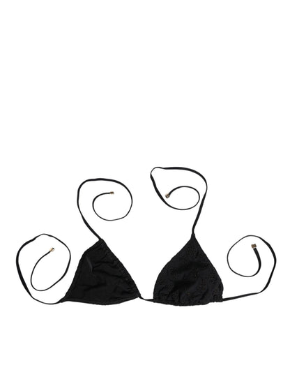 Dolce & Gabbana Black Embroidered Triangle Swimwear Underwear – IT2 | S par Dolce & Gabbana | Disponible sur Sandy Store ByNet