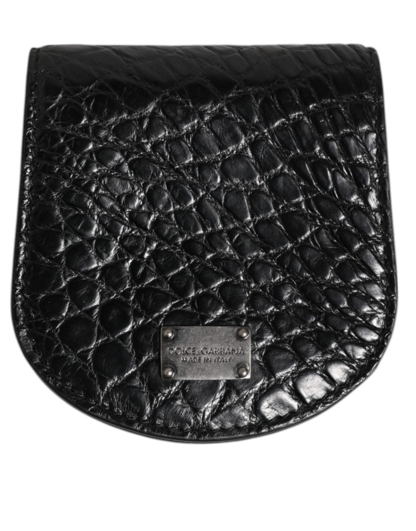 Dolce & Gabbana Black Exotic Skin Coin Condom Case Holder Pocket Wallet – par Dolce & Gabbana | Disponible sur Sandy Store ByNet