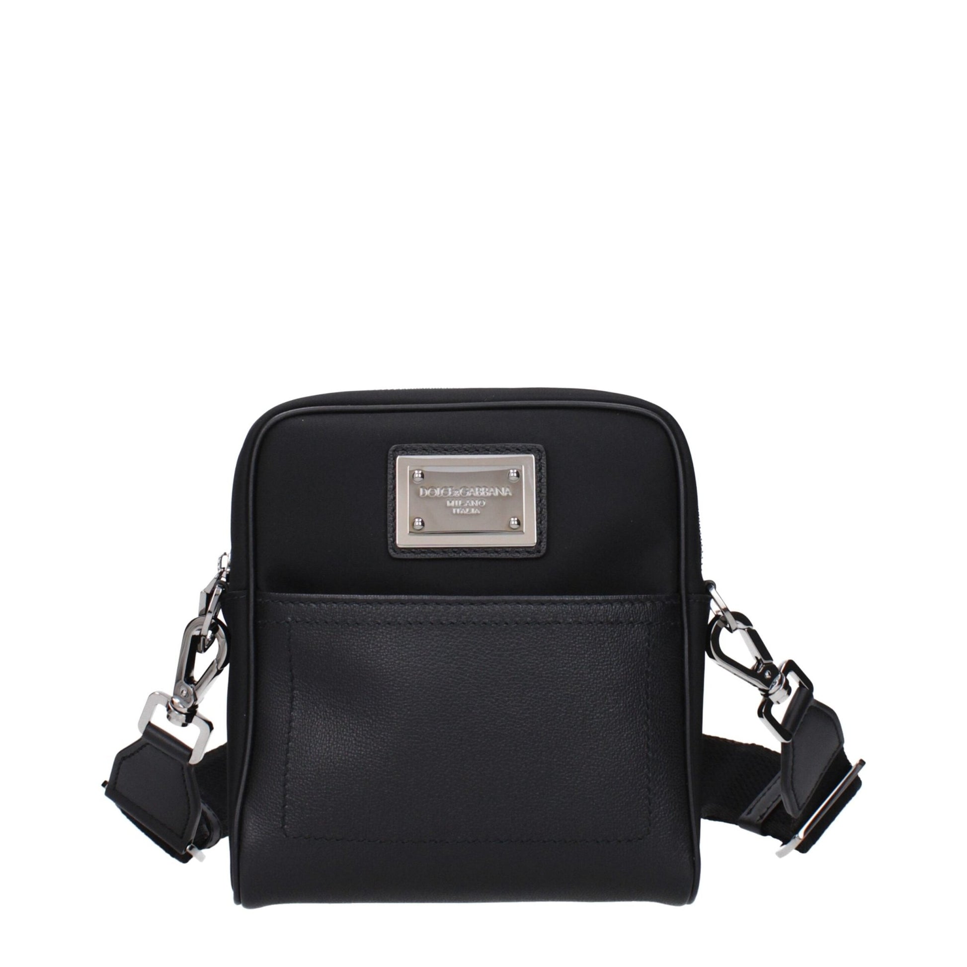 Dolce & Gabbana Black Fabric Crossbody Bags – par Dolce & Gabbana | Disponible sur Sandy Store ByNet