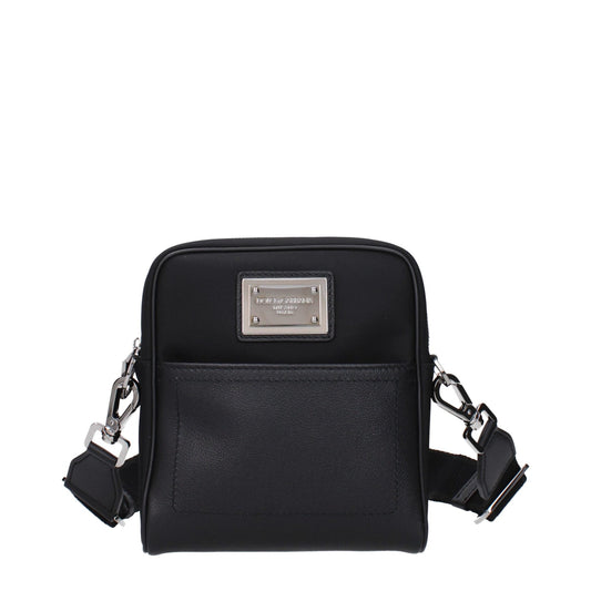 Dolce & Gabbana Black Fabric Crossbody Bags – par Dolce & Gabbana | Disponible sur Sandy Store ByNet