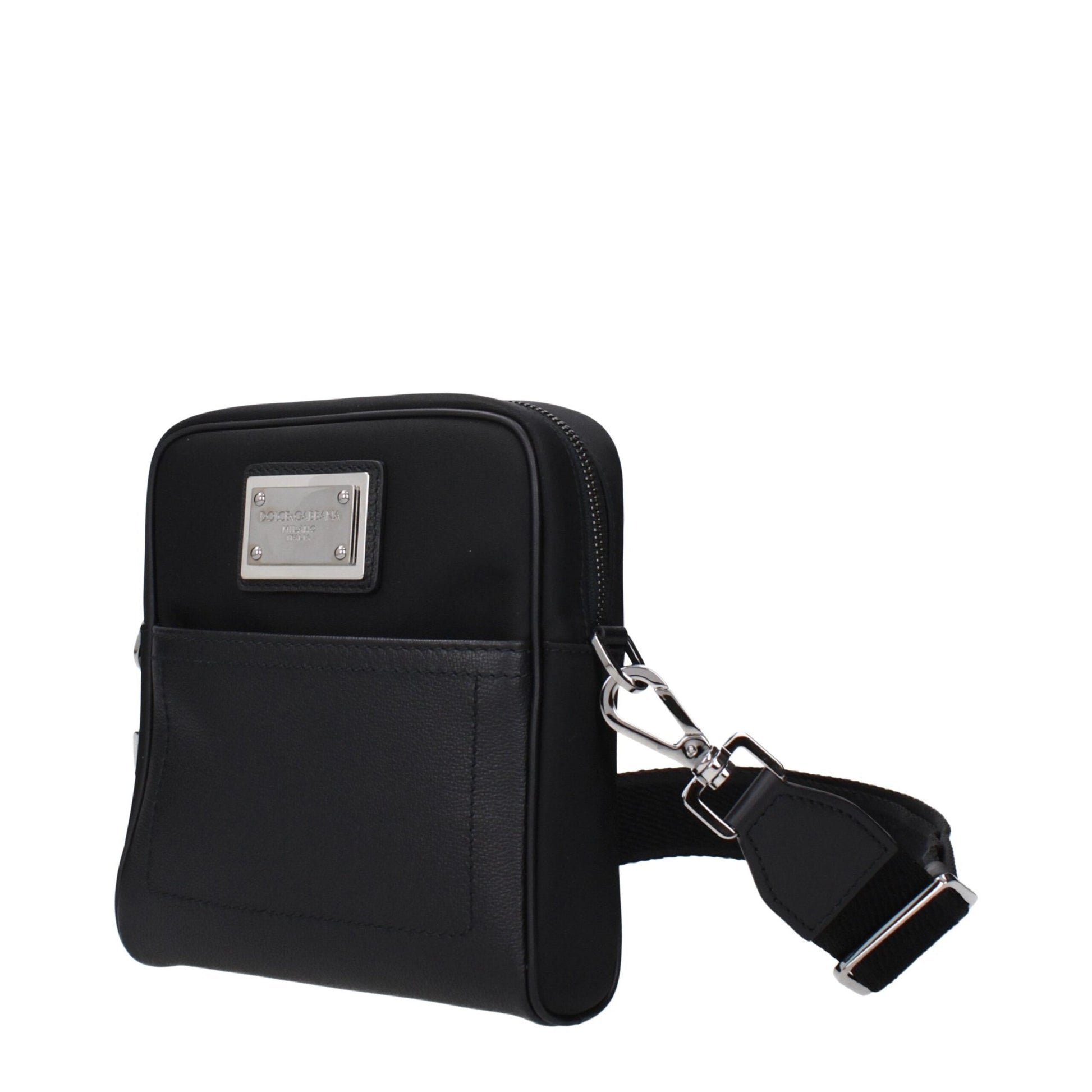 Dolce & Gabbana Black Fabric Crossbody Bags – par Dolce & Gabbana | Disponible sur Sandy Store ByNet