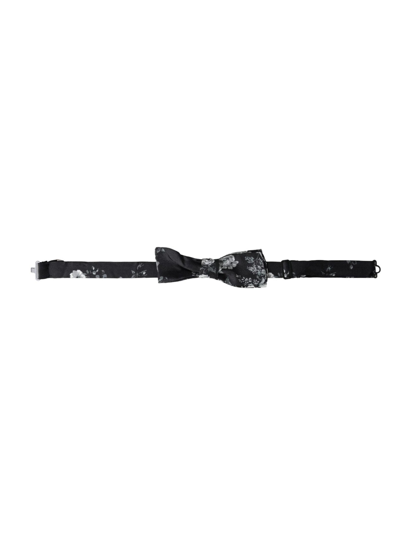 Dolce & Gabbana Black Floral Fantasy Adjustable Neck Men Bow Tie – par Dolce & Gabbana | Disponible sur Sandy Store ByNet