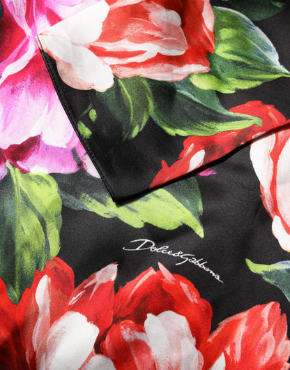 Dolce & Gabbana Black Floral Fiori Pittorici Mini Bodycon Dress – IT36|XXS par Dolce & Gabbana | Disponible sur Sandy Store ByNet