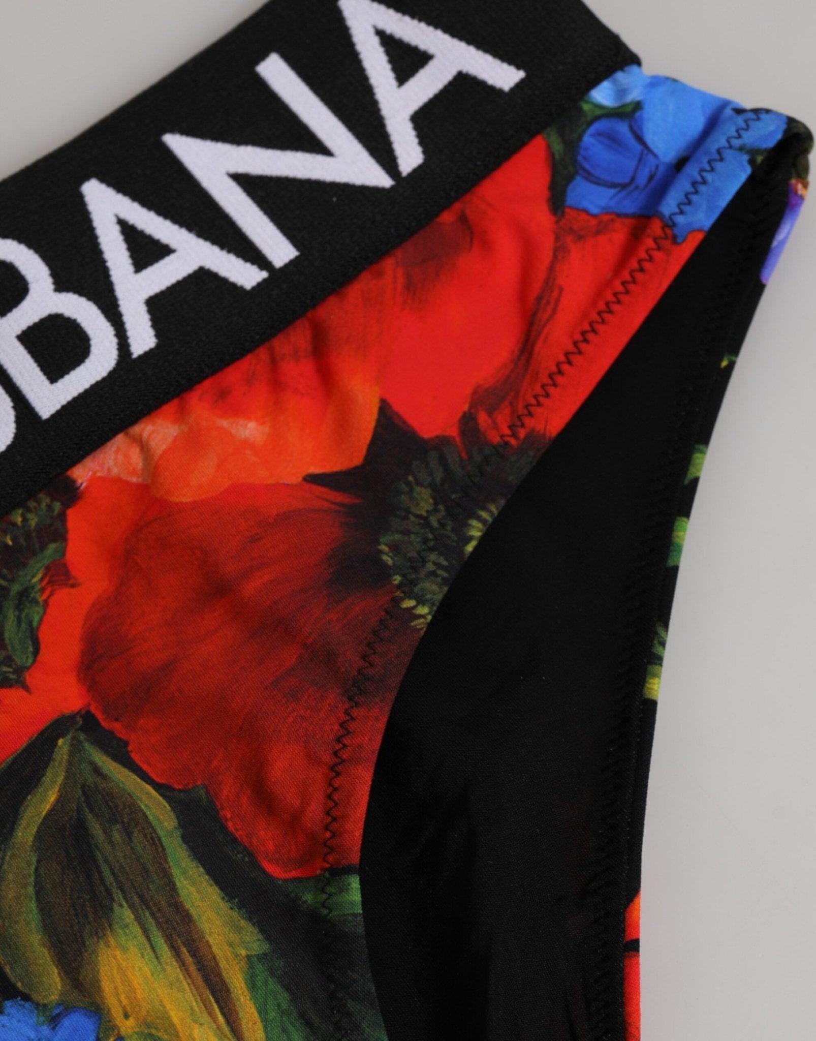 Dolce & Gabbana Black Floral Print High Waist Panty Underwear – IT1 | XS par Dolce & Gabbana | Disponible sur Sandy Store ByNet