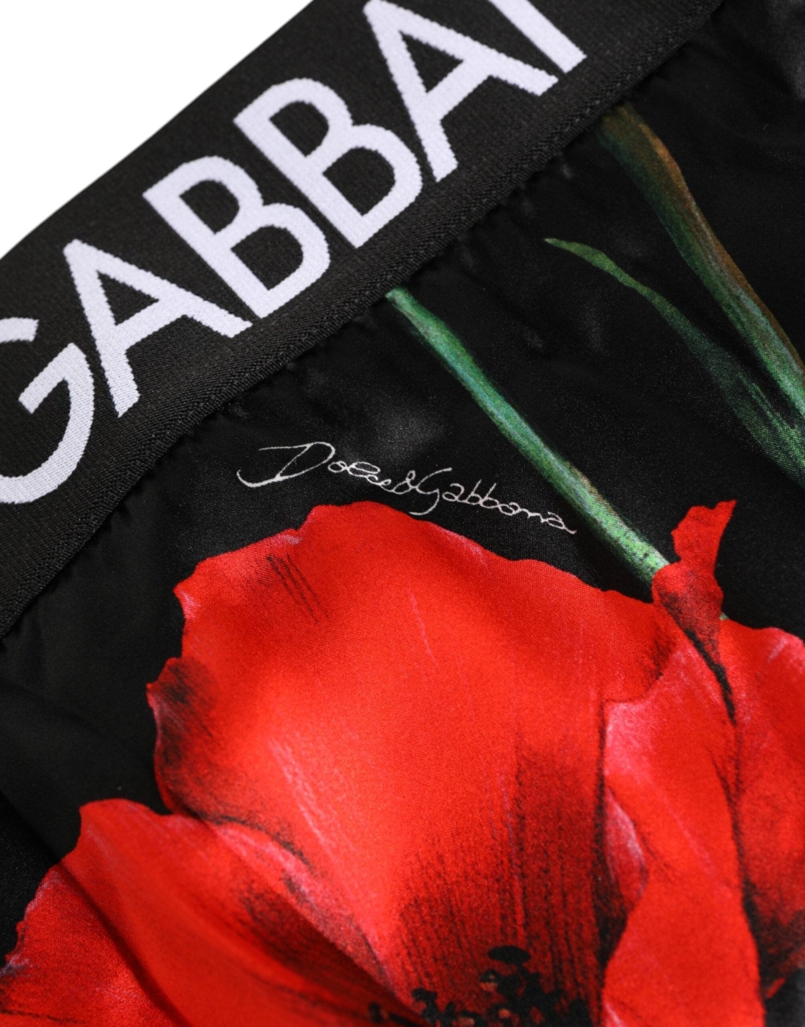 Dolce & Gabbana Black Floral Print High Waist Sheer Mesh Underwear – IT4 | L par Dolce & Gabbana | Disponible sur Sandy Store ByNet