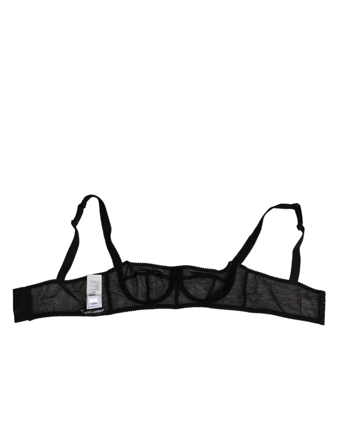Dolce & Gabbana Black Floral Underwired Balconette Bra Underwear – IT2 | S par Dolce & Gabbana | Disponible sur Sandy Store ByNet