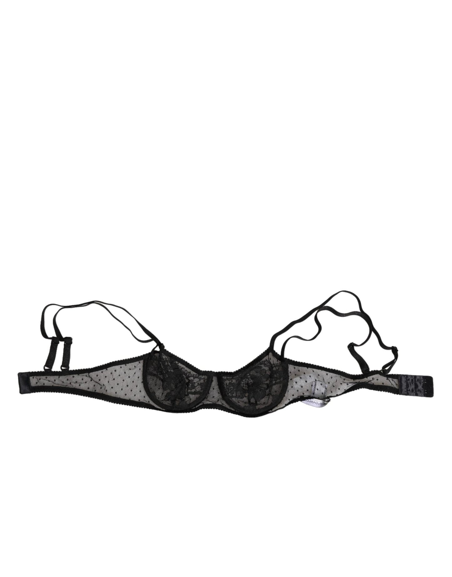 Dolce & Gabbana Black Floral Underwired Balconette Bra Underwear – IT2 | S par Dolce & Gabbana | Disponible sur Sandy Store ByNet