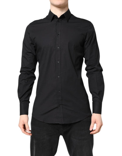 Dolce & Gabbana Black GOLD Cotton Dress Formal Shirt – IT39 | S par Dolce & Gabbana | Disponible sur Sandy Store ByNet