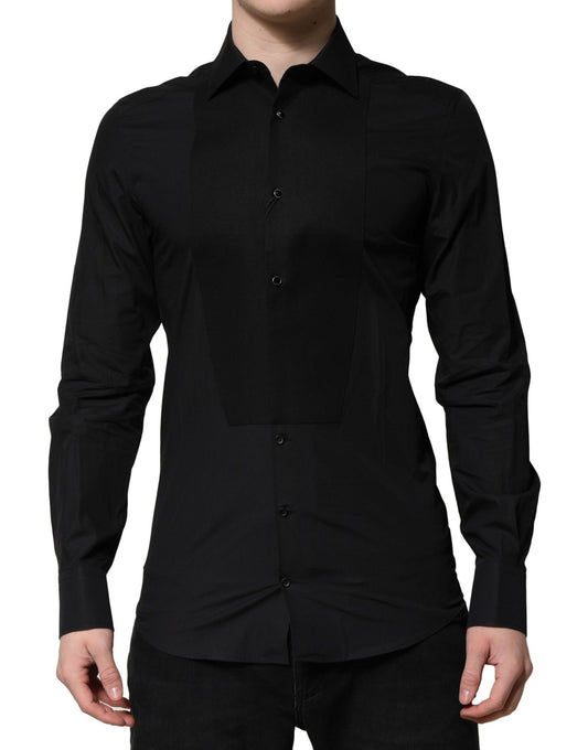 Dolce & Gabbana Black GOLD Long Sleeves Dress Formal Shirt – IT39 | S par Dolce & Gabbana | Disponible sur Sandy Store ByNet