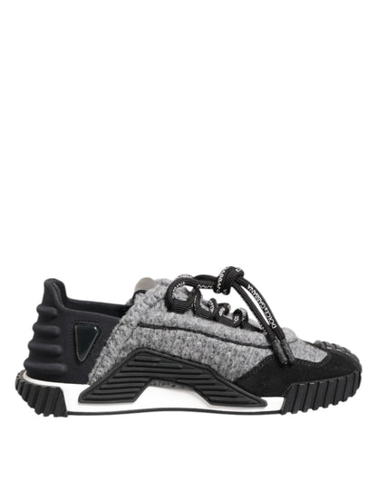 Dolce & Gabbana Black Gray NS1 Low Top Sneakers Shoes – EU35/US4.5 par Dolce & Gabbana | Disponible sur Sandy Store ByNet
