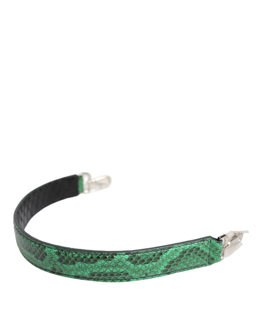 Dolce & Gabbana Black Green Exotic Leather Bag Shoulder Strap – par Dolce & Gabbana | Disponible sur Sandy Store ByNet