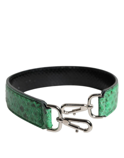 Dolce & Gabbana Black Green Exotic Leather Bag Shoulder Strap – par Dolce & Gabbana | Disponible sur Sandy Store ByNet