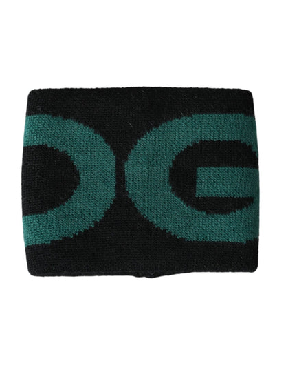 Dolce & Gabbana Black Green Wool Logo DGMILLENNIALS Wristband – par Dolce & Gabbana | Disponible sur Sandy Store ByNet