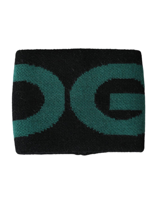 Dolce & Gabbana Black Green Wool Logo DGMILLENNIALS Wristband – par Dolce & Gabbana | Disponible sur Sandy Store ByNet