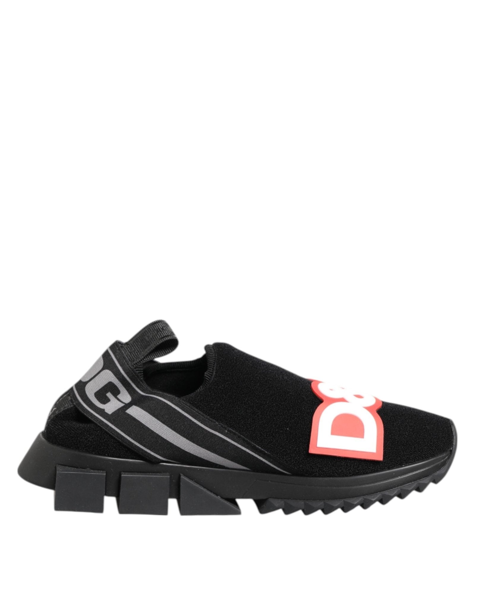 Dolce & Gabbana Black Grey Slip On Sorrento Sneakers Shoes – EU37/US6.5 par Dolce & Gabbana | Disponible sur Sandy Store ByNet