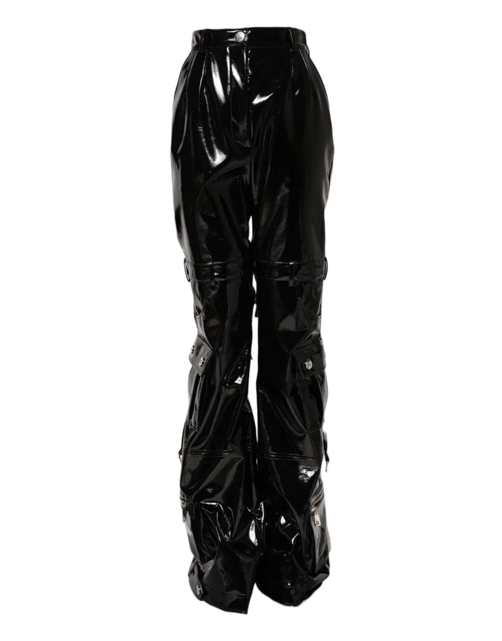 Dolce & Gabbana Black High Waist Cargo Bootcut Pants – IT40|S par Dolce & Gabbana | Disponible sur Sandy Store ByNet
