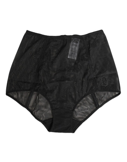 Dolce & Gabbana Black High Waist Mesh Sheer Shapewear Underwear – IT2 | S par Dolce & Gabbana | Disponible sur Sandy Store ByNet