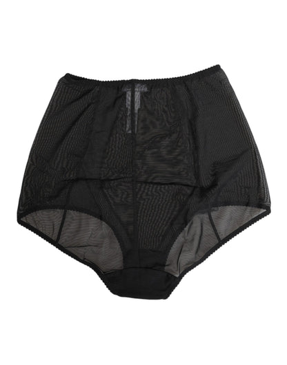 Dolce & Gabbana Black High Waist Mesh Sheer Shapewear Underwear – IT2 | S par Dolce & Gabbana | Disponible sur Sandy Store ByNet