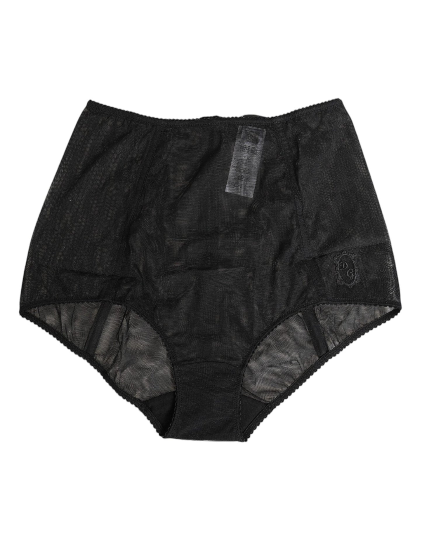 Dolce & Gabbana Black High Waist Mesh Sheer Shapewear Underwear – IT2 | S par Dolce & Gabbana | Disponible sur Sandy Store ByNet