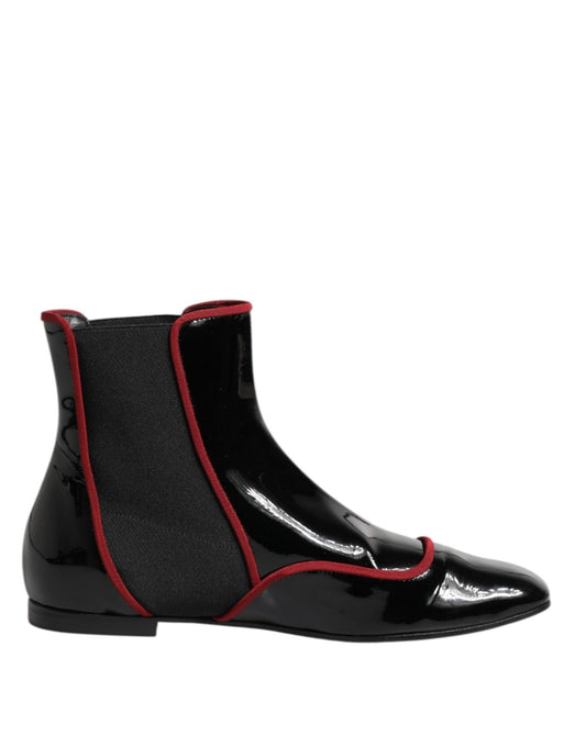 Dolce & Gabbana Black Jackie Buttoned Chelsea Boots Shoes – EU38/US7.5 par Dolce & Gabbana | Disponible sur Sandy Store ByNet