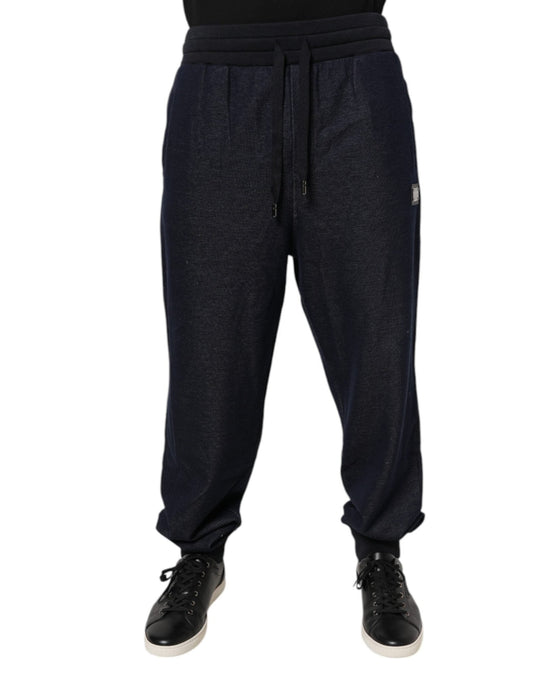 Dolce & Gabbana Black Jacquard Jogger Men Sweatpants Pants – IT50 | L par Dolce & Gabbana | Disponible sur Sandy Store ByNet