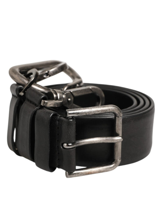 Dolce & Gabbana Black Key Ring Clip Attachments Buckle Belt – 90 cm / 36 Inches par Dolce & Gabbana | Disponible sur Sandy Store ByNet
