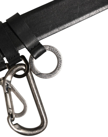 Dolce & Gabbana Black Key Ring Clip Attachments Buckle Belt – 90 cm / 36 Inches par Dolce & Gabbana | Disponible sur Sandy Store ByNet