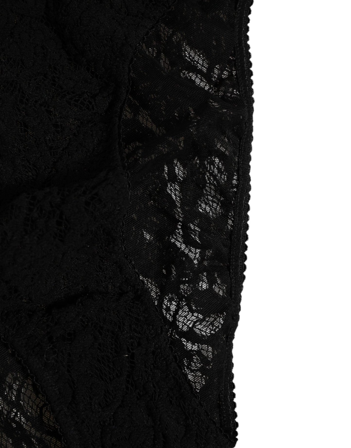 Dolce & Gabbana Black Lace Slip Brief Logo Waistband Underwear – IT4 | L par Dolce & Gabbana | Disponible sur Sandy Store ByNet