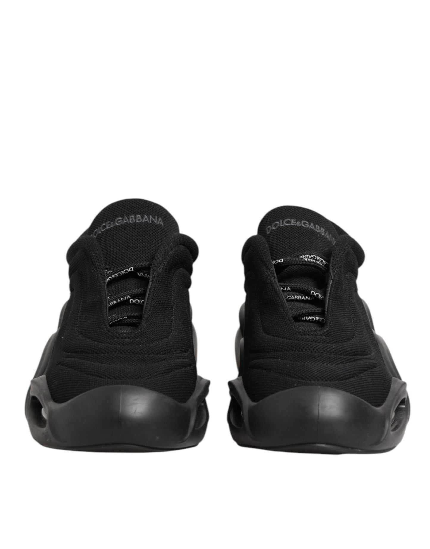 Dolce & Gabbana Black Lace Up Wave Low Top Men Sneaker Shoes – EU44/US11 par Dolce & Gabbana | Disponible sur Sandy Store ByNet