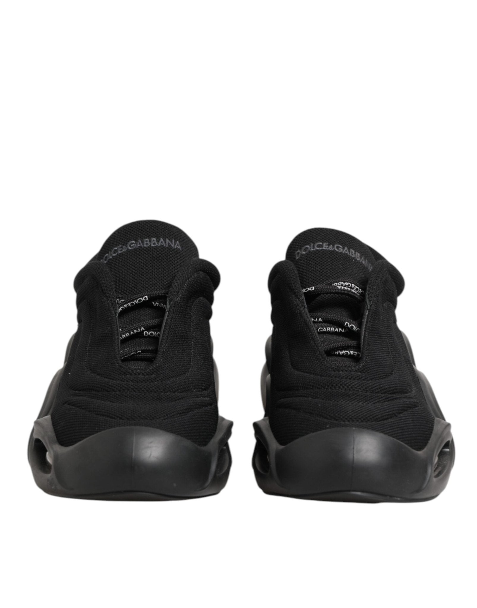 Dolce & Gabbana Black Lace Up Wave Low Top Men Sneaker Shoes – EU44/US11 par Dolce & Gabbana | Disponible sur Sandy Store ByNet